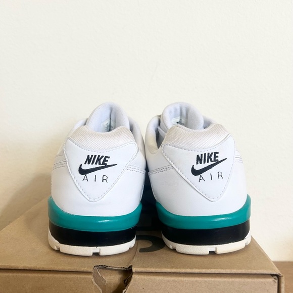 SOLD ❌ Nike Air Cross Trainer3 Low White Neptune Green Black size 10 CJ8172-101 - Picture 5 of 9